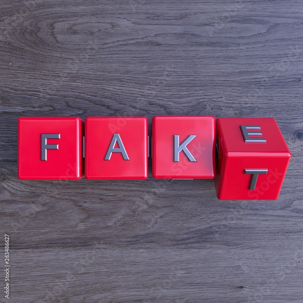 Obraz Fake, andere Version