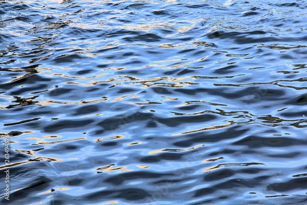 Obraz Gold colored waves