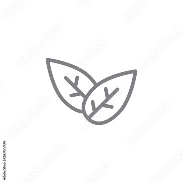Fototapeta tobacco outline icon. Elements of smoking activities illustration icon. Signs and symbols can be used for web, logo, mobile app, UI, UX