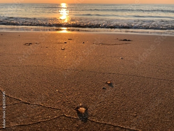 Obraz Golden sand beach