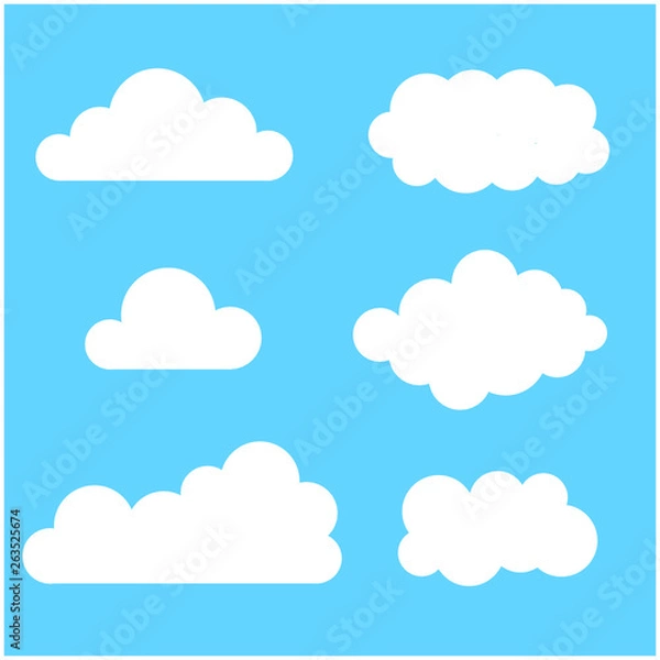 Obraz background with clouds
