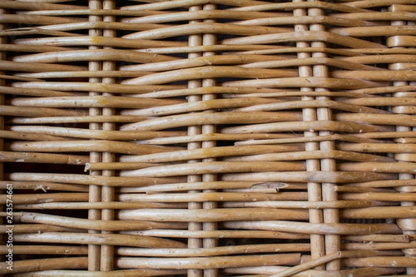 Obraz wicker basket texture background