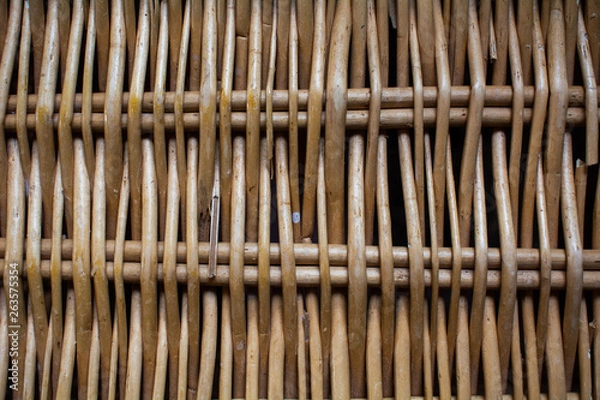 Obraz wicker basket texture background
