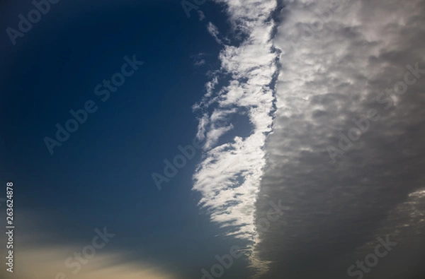 Fototapeta The Cloud and the Blue Sky
