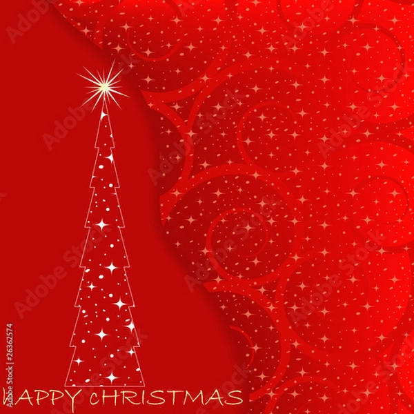 Obraz vector christmas card