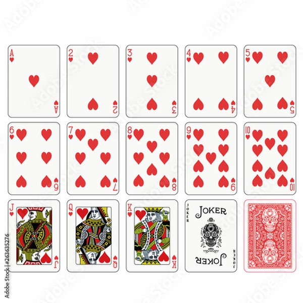 Obraz Poker Playing cards design