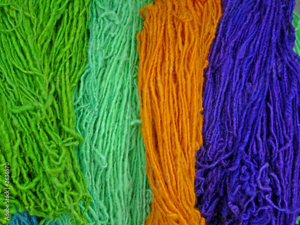Obraz colourful wool