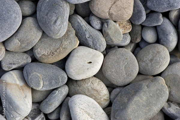 Obraz beach rocks and pebbles background