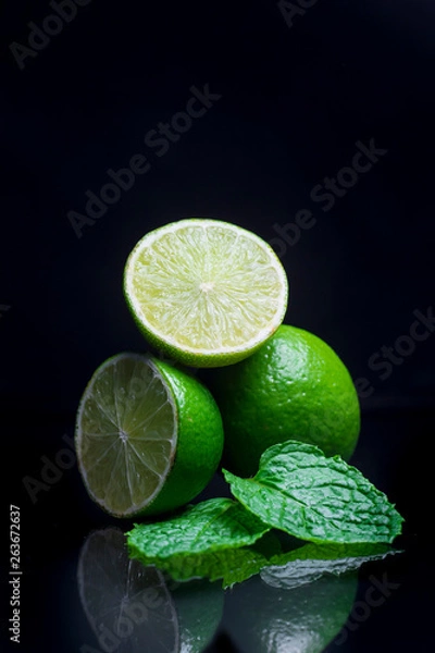 Fototapeta Lima Verde e Fresca