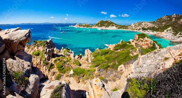 Obraz Exciting view of Spargi Island - Sardinia