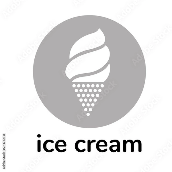 Obraz Ice cream icon