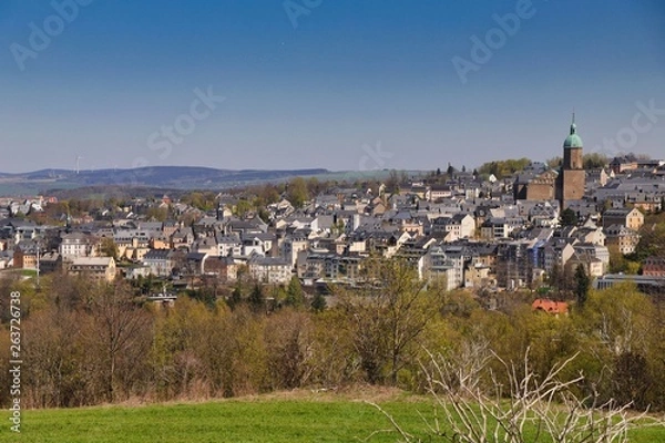 Obraz blick auf annaberg-buchholz