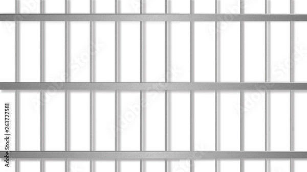 Fototapeta Prison jail bar . Prisoner cage. 