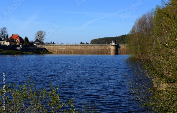 Obraz Staumauer Talsperre Malter