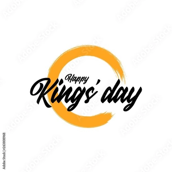 Fototapeta Kings day celebration vector template