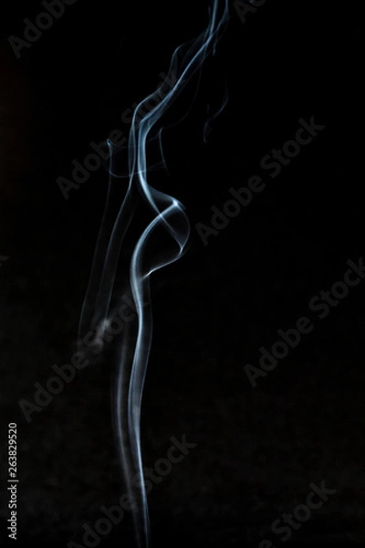 Fototapeta お香の細い煙