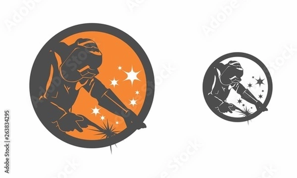 Obraz welding man at work