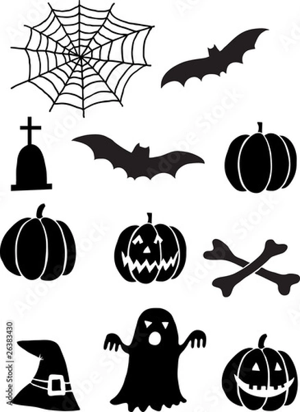 Obraz halloween set