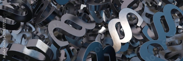 Obraz Viele Paragraphenzeichen