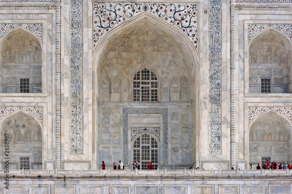 Obraz indie, agra: taj mahal