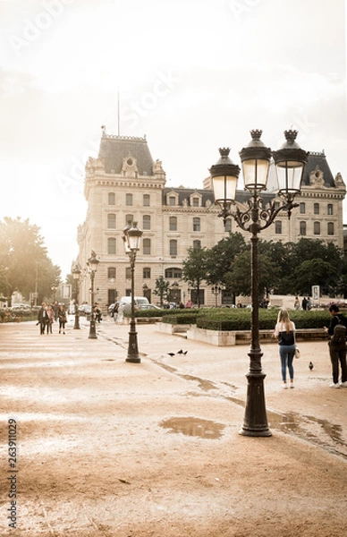 Obraz SUNSET IN PARIS