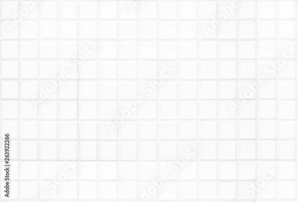 Obraz White Old Mosaic Texture Background.