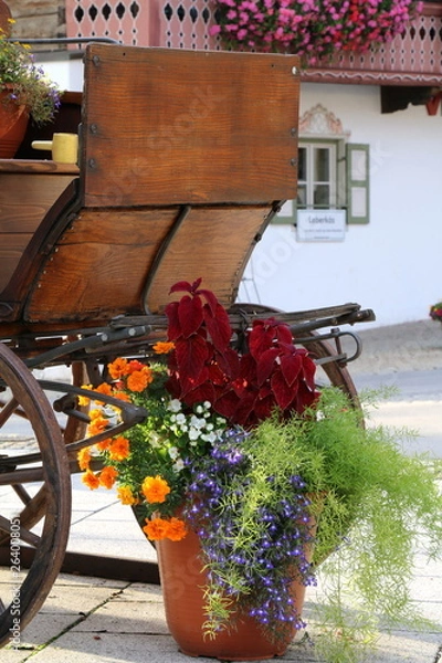 Obraz Blumenkutsche