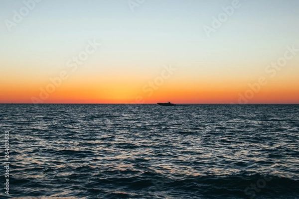 Fototapeta Boat in the Sunset