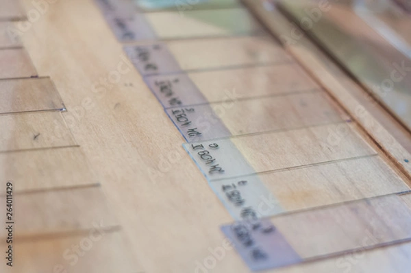 Obraz Laboratory equipment close-up