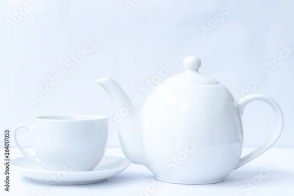 Fototapeta Tea and kettle set