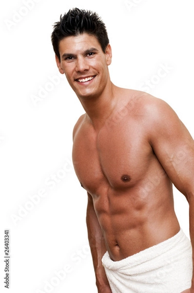 Obraz men after bath