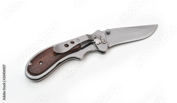 Fototapeta Couteau de chasse pliant