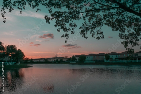 Obraz Sunset Landscape in Miami 