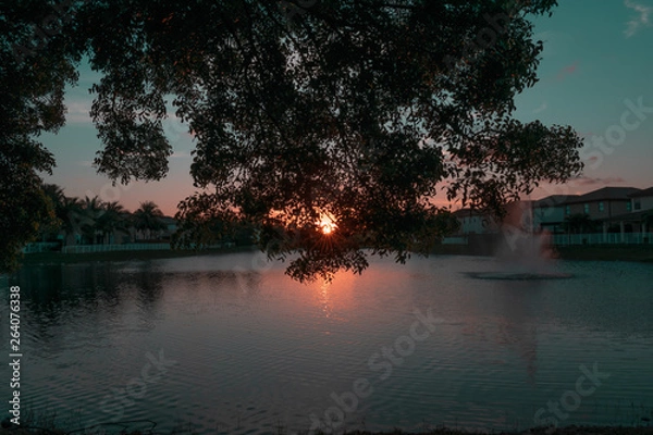 Obraz Sunset Landscape in Miami 