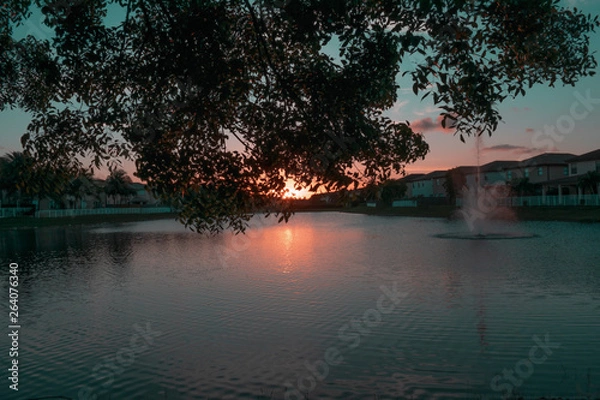 Obraz Sunset Landscape in Miami 