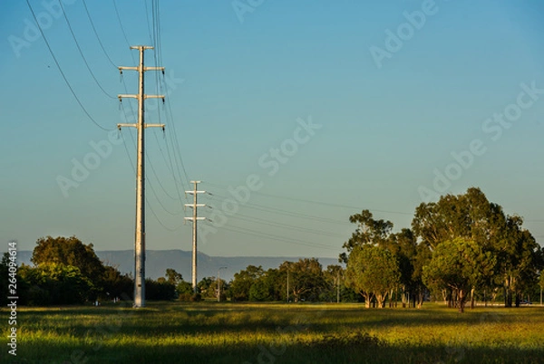 Obraz High Voltage transmission line