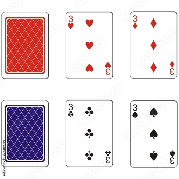 Obraz Playing card set 10