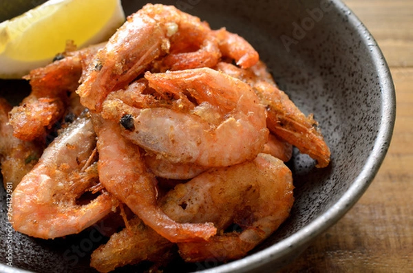 Fototapeta 甘海老の唐揚げ