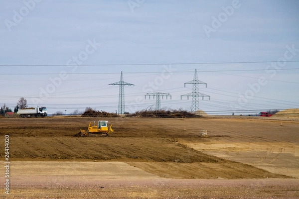 Fototapeta Baubeginn