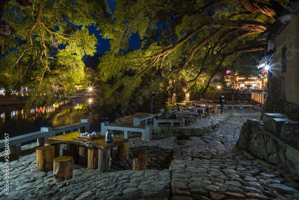 Obraz stone cobblestone walkways