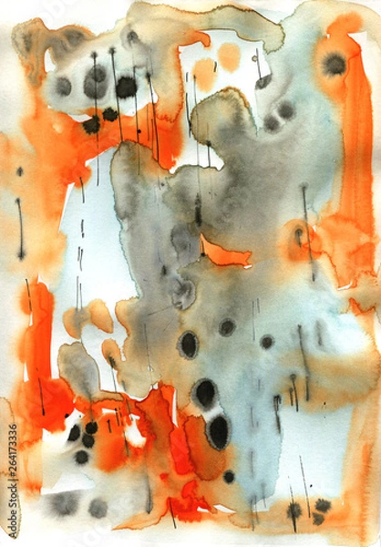 Obraz Abstract watercolor texture background. 