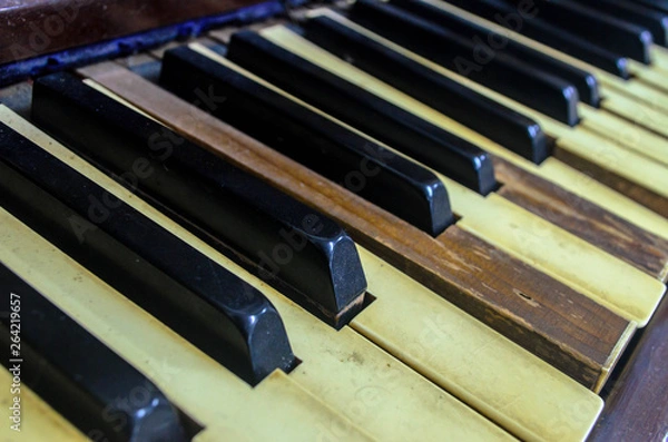 Fototapeta Old piano