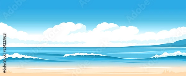 Obraz Prosty krajobraz oceanu