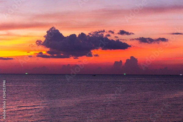 Obraz Koh Panghan purple sunset