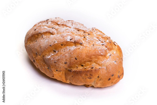 Fototapeta Beautiful white bread.