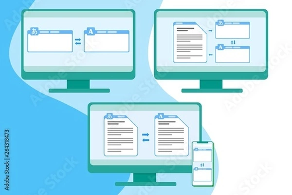 Obraz Simple Translation Tools User Interface
