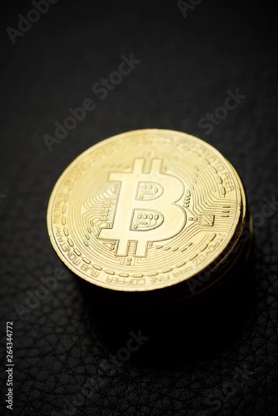 Fototapeta Bitcoins concept view