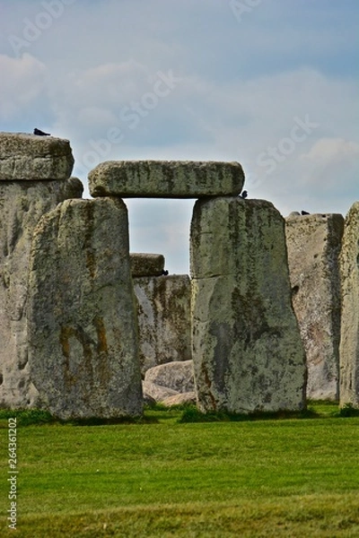 Obraz Rocks of Stonehenge On a Cloudy Summer Day