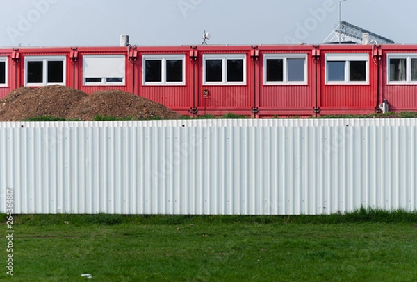 Fototapeta mobile home container