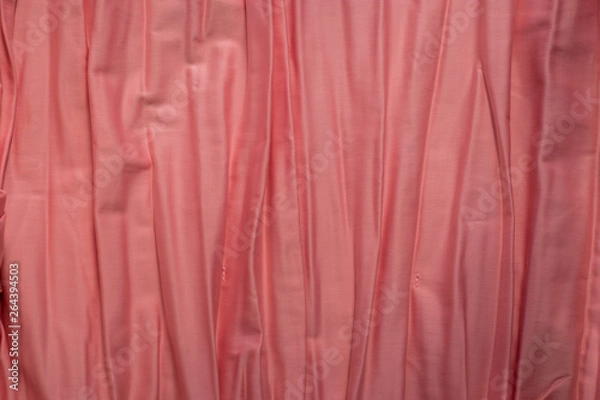 Obraz Pink salmon silk drapery